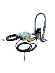 Softwash chemical injection system with control box, pump, and remote for professional cleaning equipment