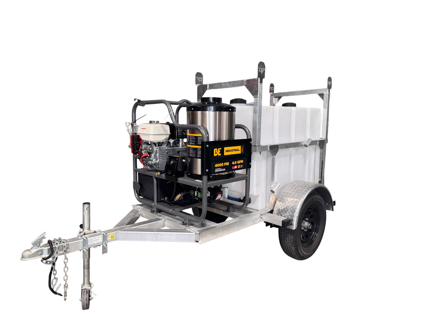 The Nano Series 4x8 Hot Water Pressure Washing Trailer Package