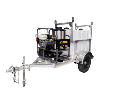 The Nano Series 4x8 Hot Water Pressure Washing Trailer Package