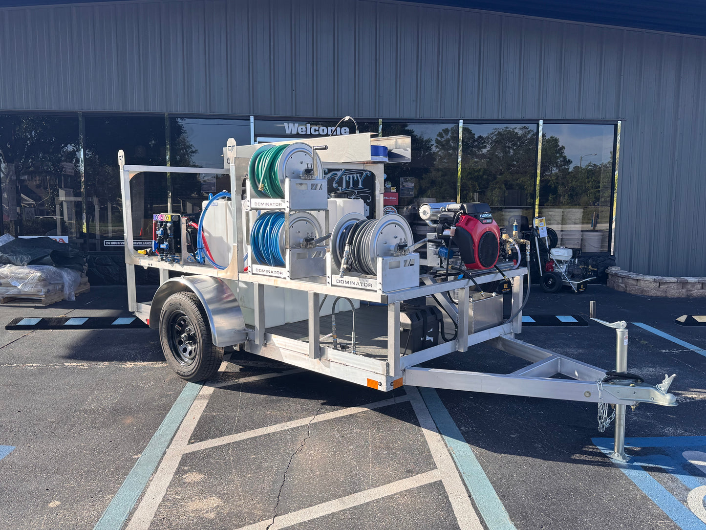The Micro Series - 5x10 Aluminum Pressure & Softwash Trailer