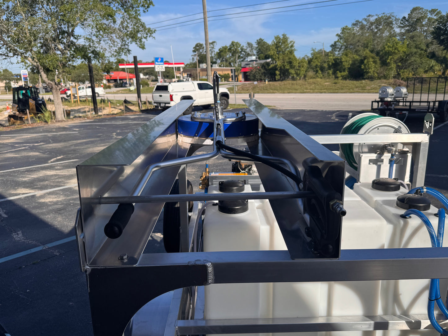 The Micro Series - 5x10 Aluminum Pressure & Softwash Trailer