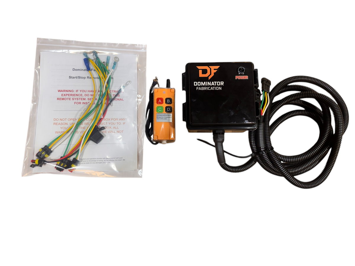 Remote Start/Stop System for P40 Gas Roof Pump / Pressure Washers – Compatible with Honda GX160, GX200, GX390, GX630, GX690, IGX700, IGX800