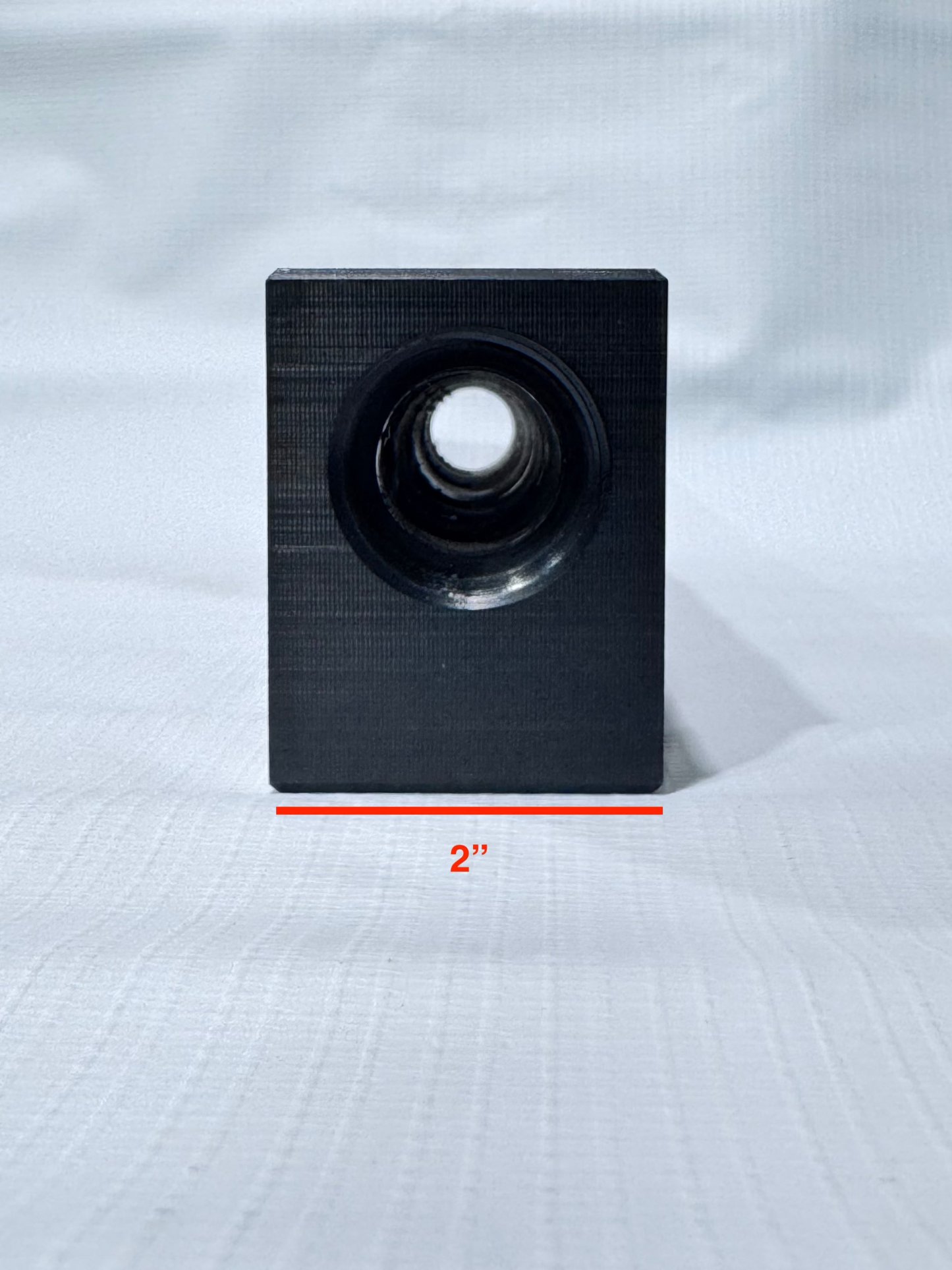 4 Port Softwash Manifold Block – Black Polypropylene Chemical-Resistant Fitting