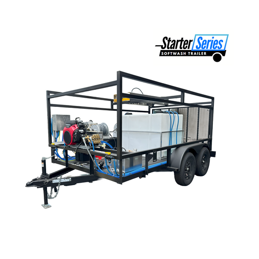 The Starter Series - Tandem Axle Pressure Washing Trailer - Cigarcity Softwash