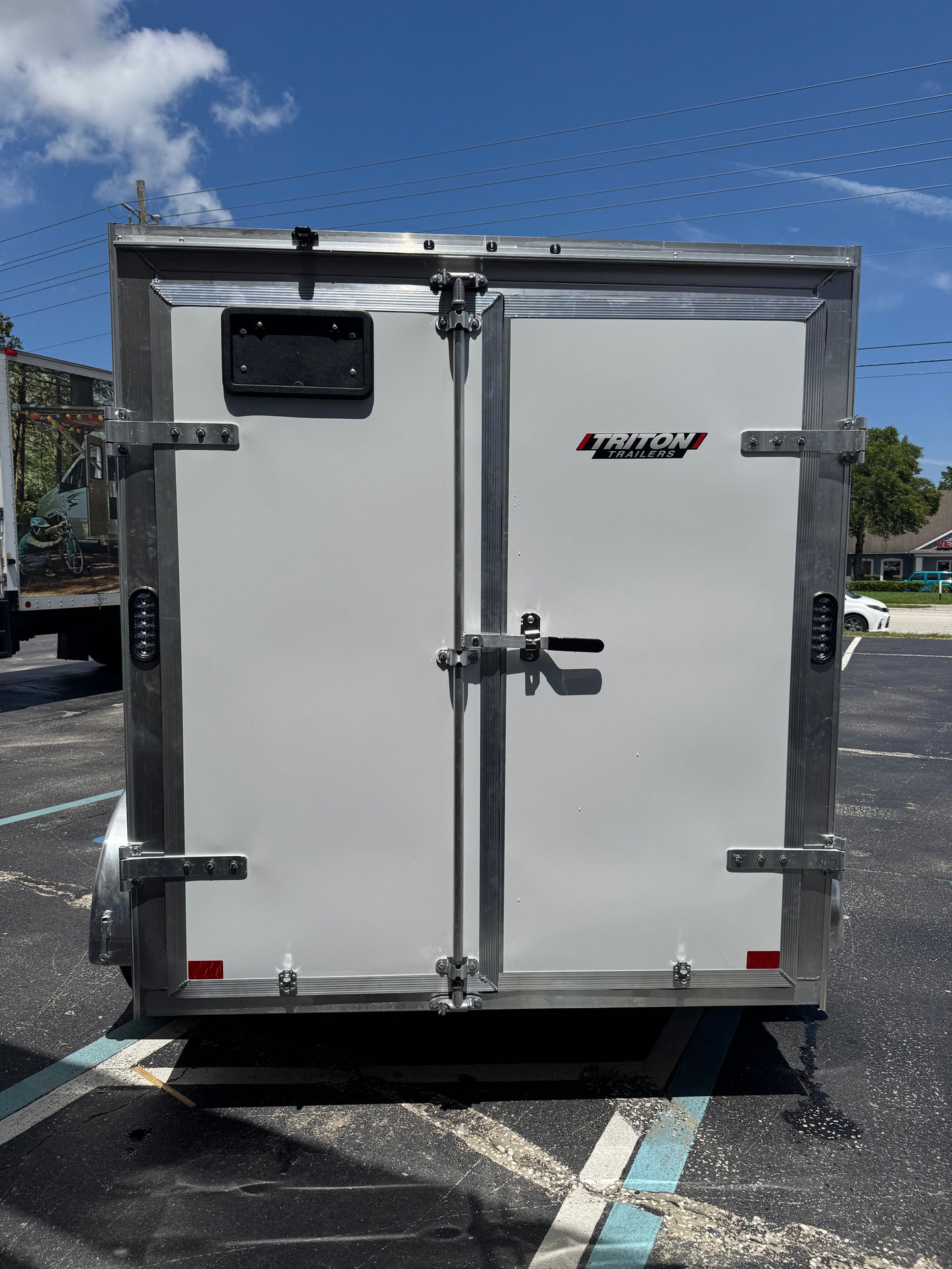 Alcom 7x16 Aluminum Tandem Axle Enclosed Trailer - 10k