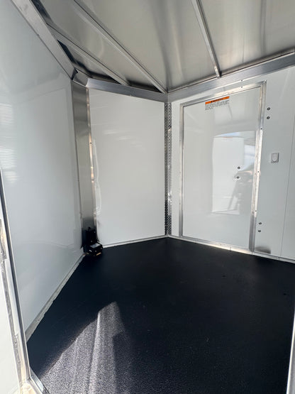 Alcom 7x16 Aluminum Tandem Axle Enclosed Trailer - 10k