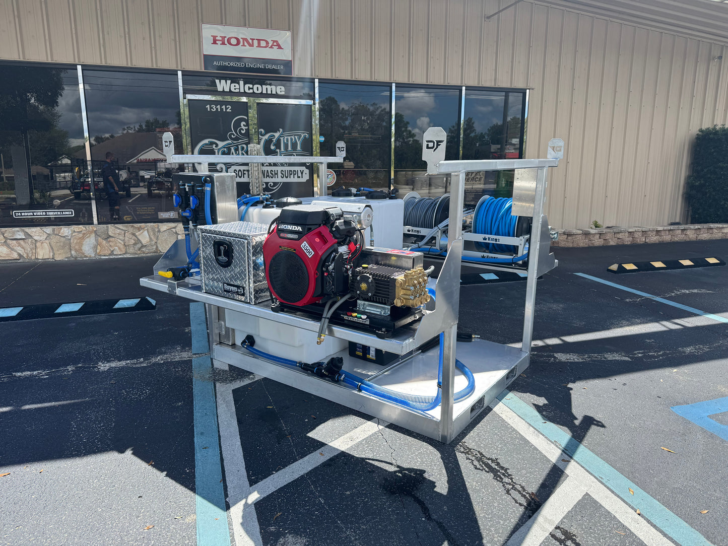 The Stallion 5.5' Pressure & Soft Washing Truck Bed Skid