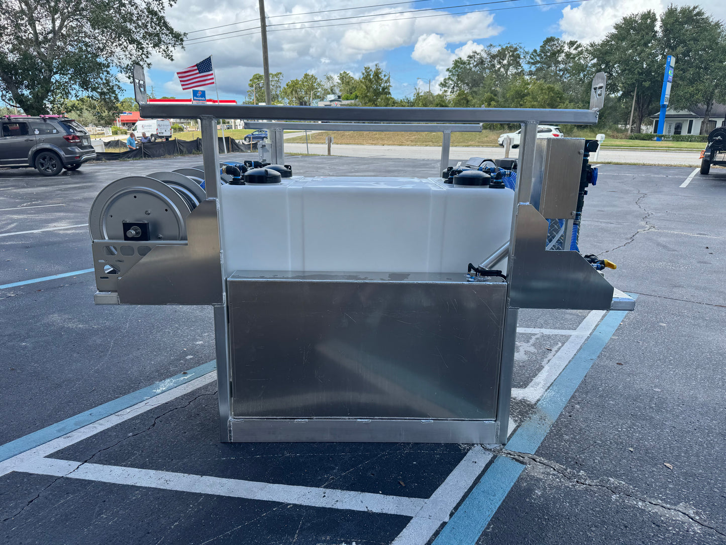 The Stallion 5.5' Pressure & Soft Washing Truck Bed Skid