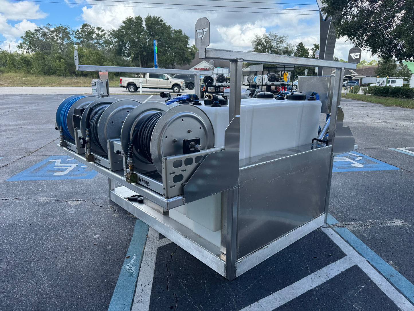 The Stallion 5.5' Pressure & Soft Washing Truck Bed Skid