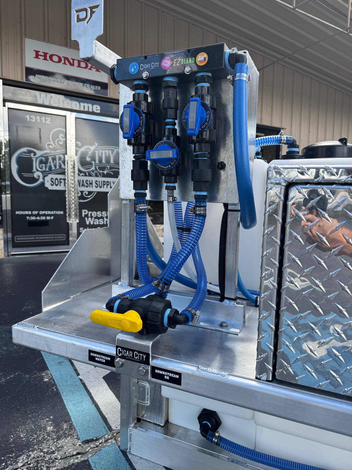 The Stallion 5.5' Pressure & Soft Washing Truck Bed Skid