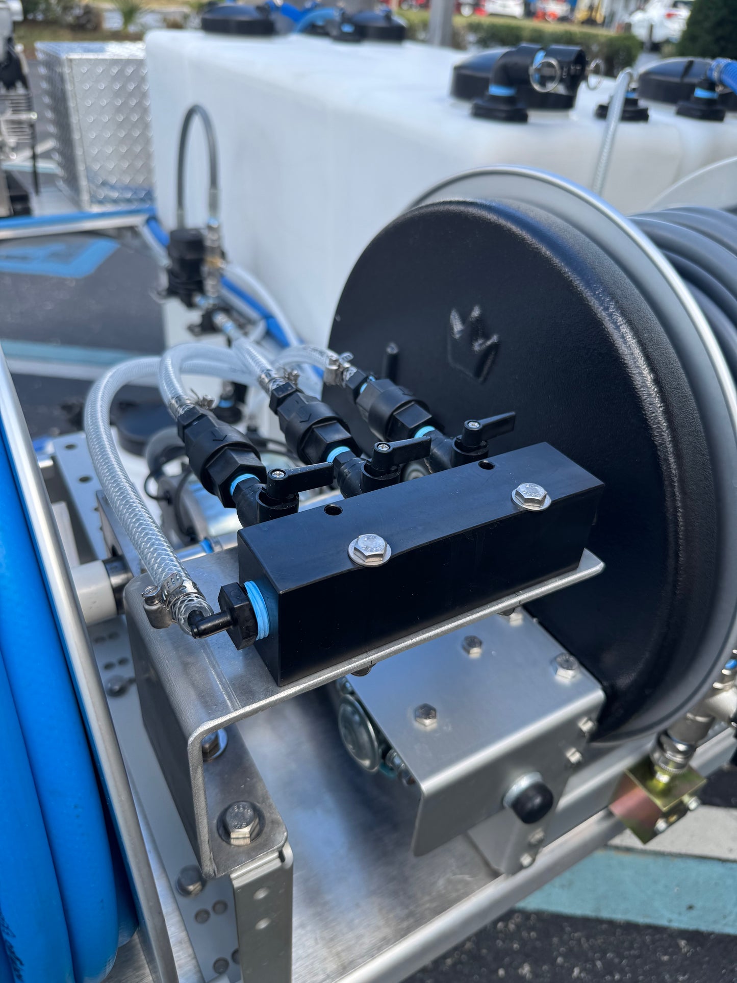 The Stallion 5.5' Pressure & Soft Washing Truck Bed Skid