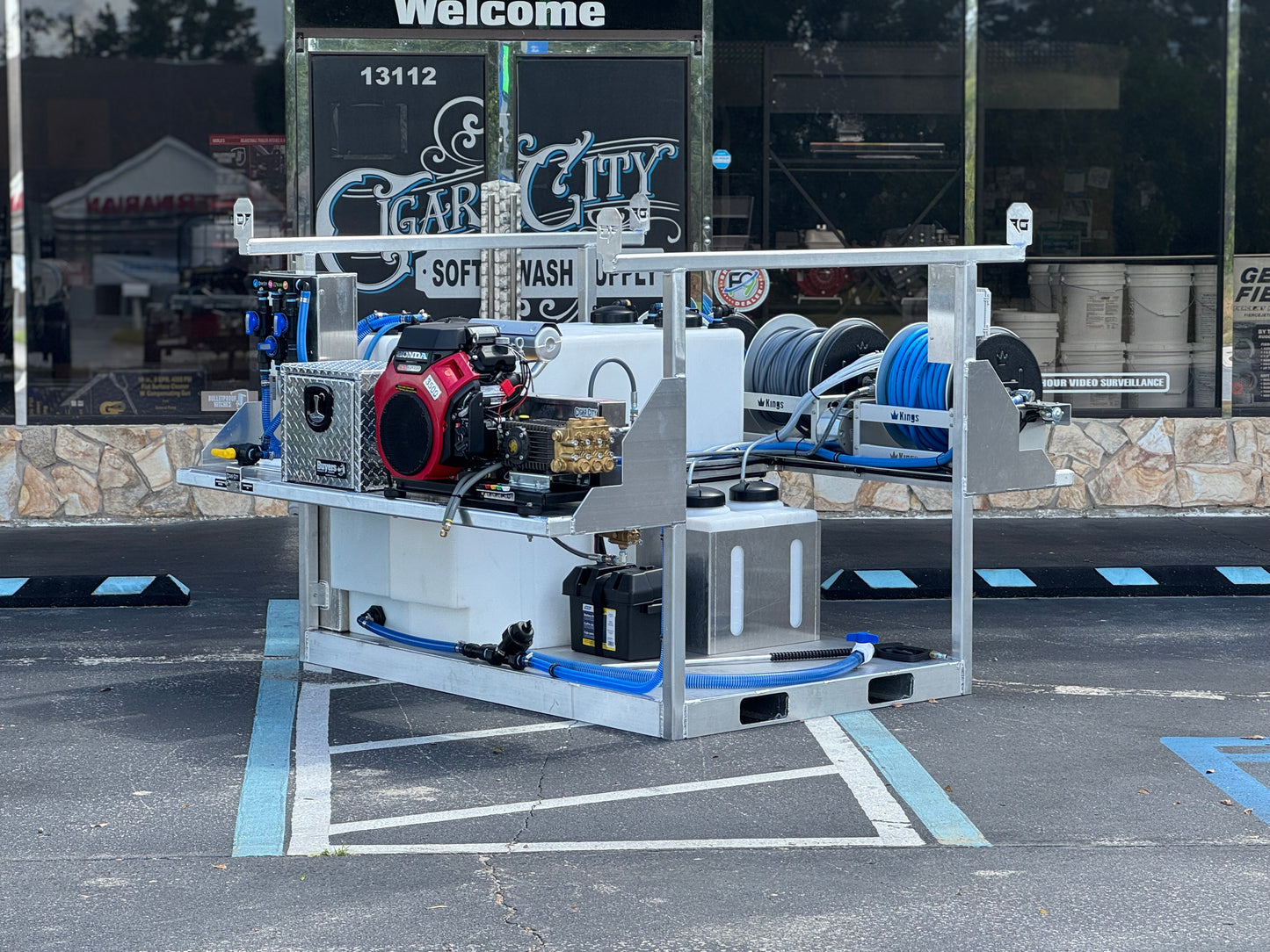 The Stallion 5.5' Pressure & Soft Washing Truck Bed Skid