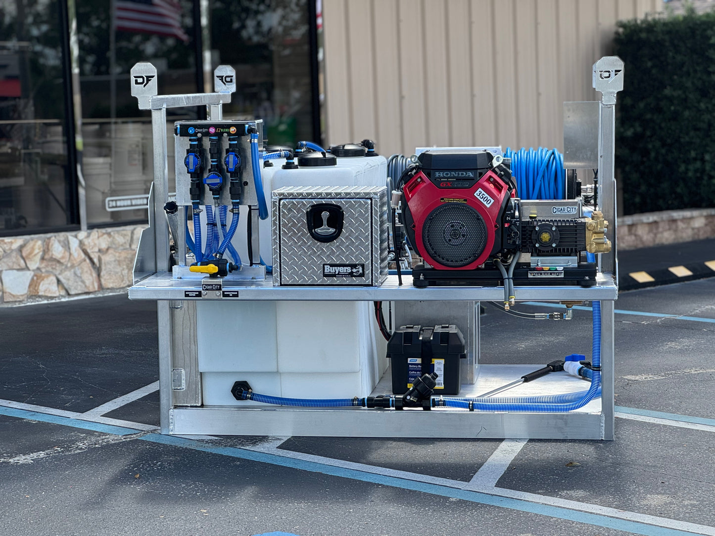 The Stallion 5.5' Pressure & Soft Washing Truck Bed Skid