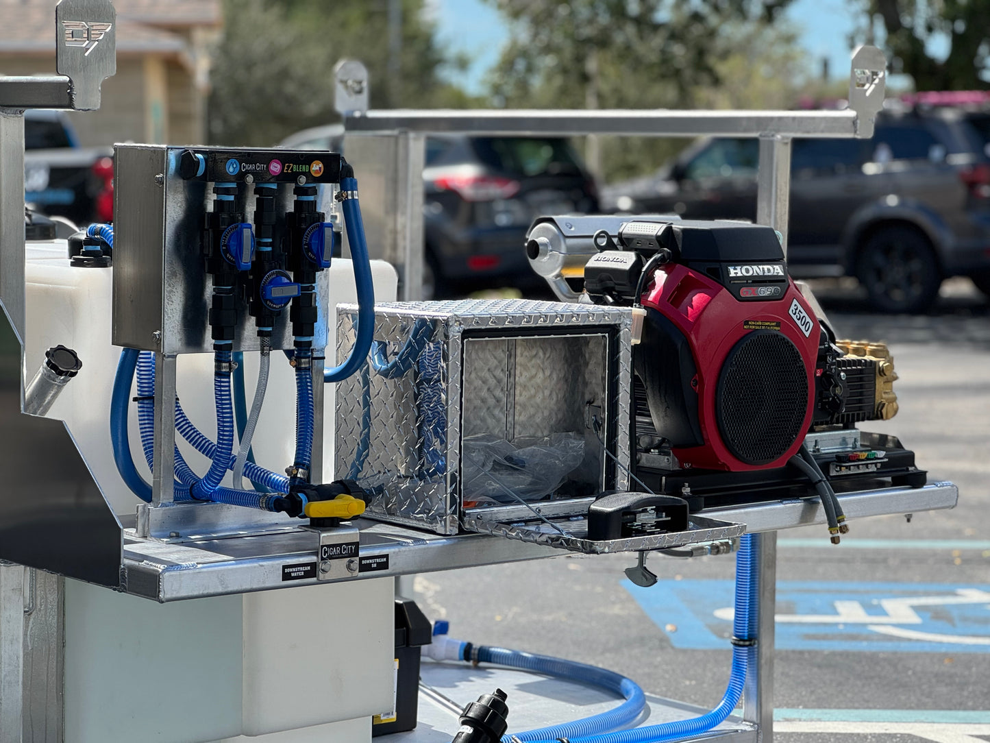 The Stallion 5.5' Pressure & Soft Washing Truck Bed Skid