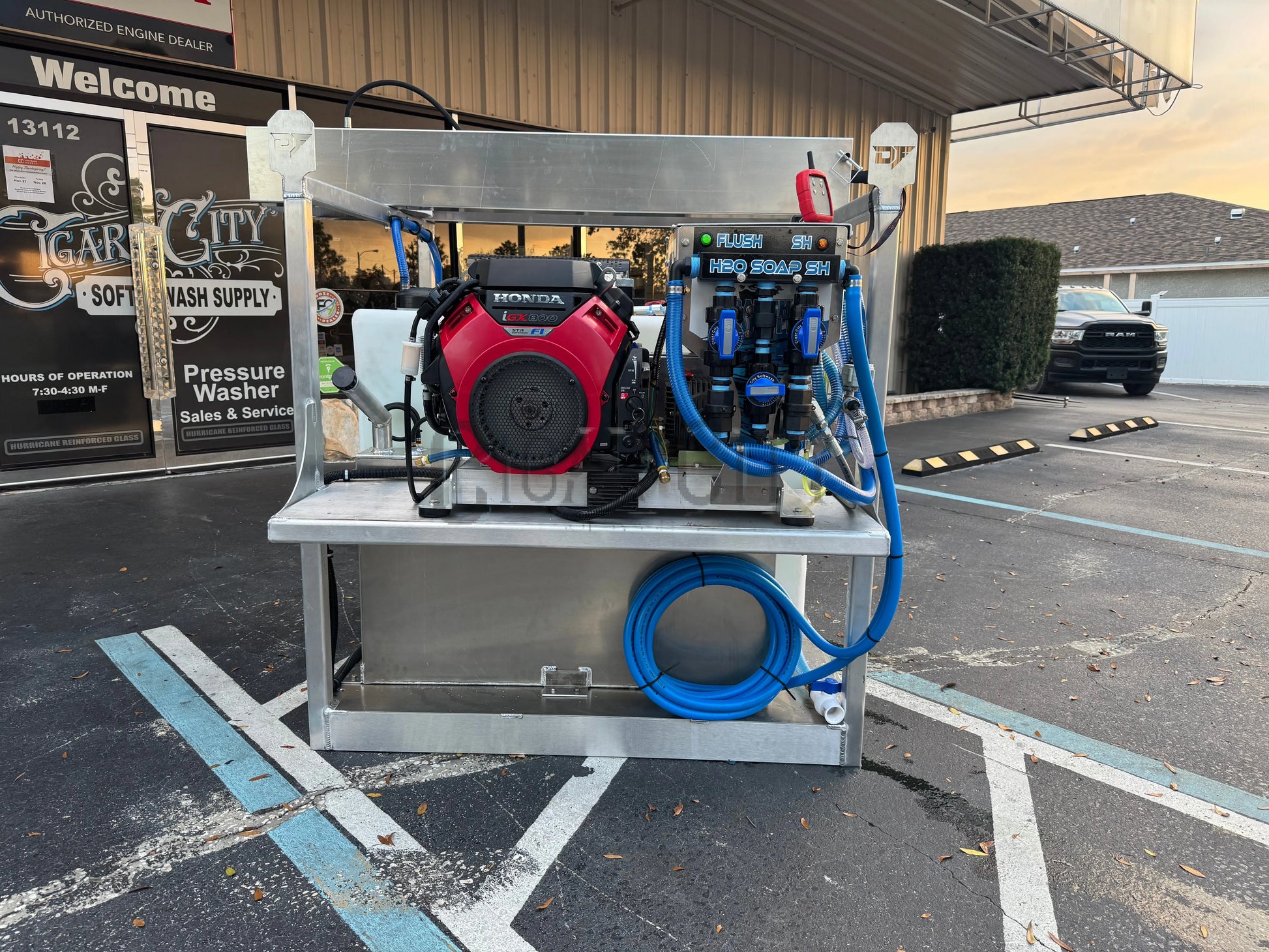 * IN STOCK READY FOR PICKUP! * 10GPM@3500psi 4' Ranger Mini - Upstream Skid Cigarcity Softwash