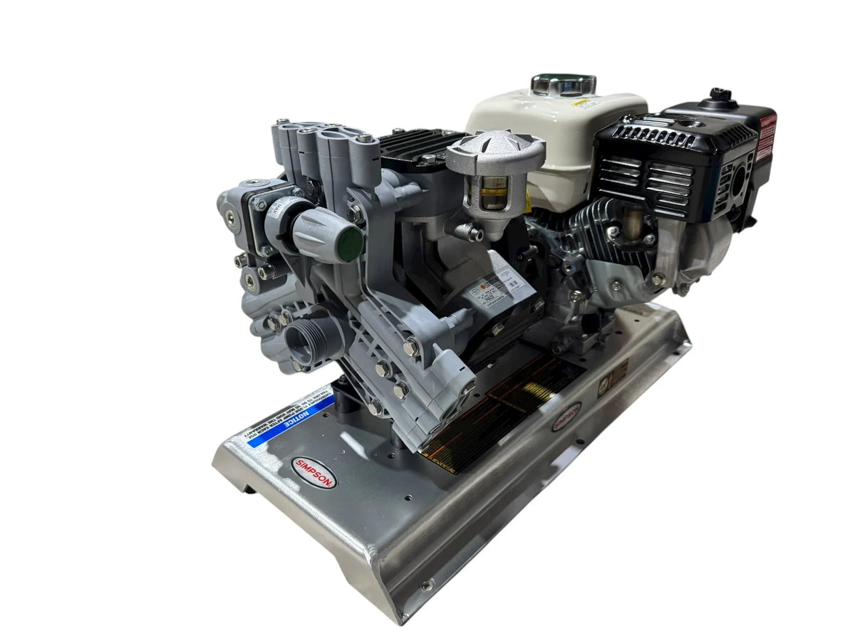 Simpson gas-powered softwash pressure washer pump for professional cleaning equipment