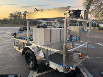 IN STOCK! - The Micro Series - 5x10 Aluminum Pressure & Soft Washing Trailer