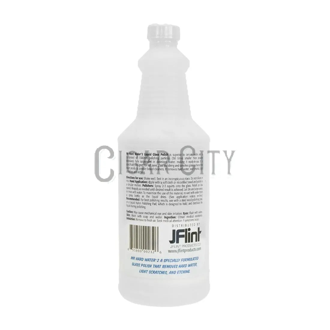 JFlint Mr. Hardwater Liquid Polish WindowCleaner.com