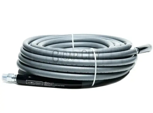 KobraJet Smooth Grey 75’ 4,000 PSI Hoses Cigarcity Softwash.