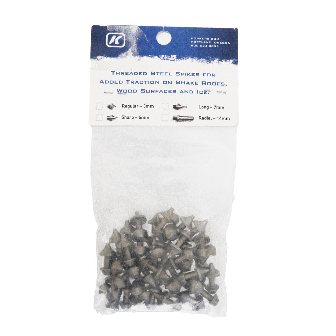 Korkers 40 Pack WorkTrax Steel Spike Replacement Kit WindowCleaner.com