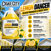 Lemon Dancer | Lemon Scented Softwash Surfactant, Bleach Enhancer & Foaming House Wash