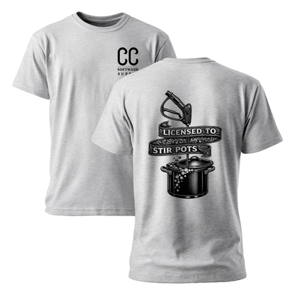 Cigar City Softwash Supply T-Shirt – Licensed to Stir Pots