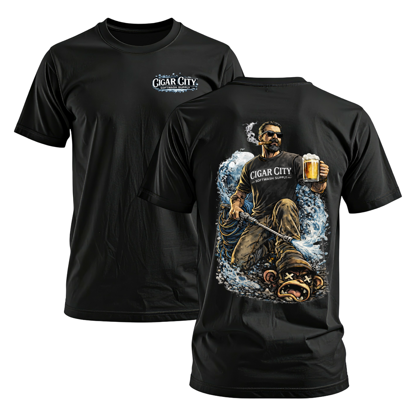 Cigar City Softwash Supply T-Shirt – Monkey See Monkey Do