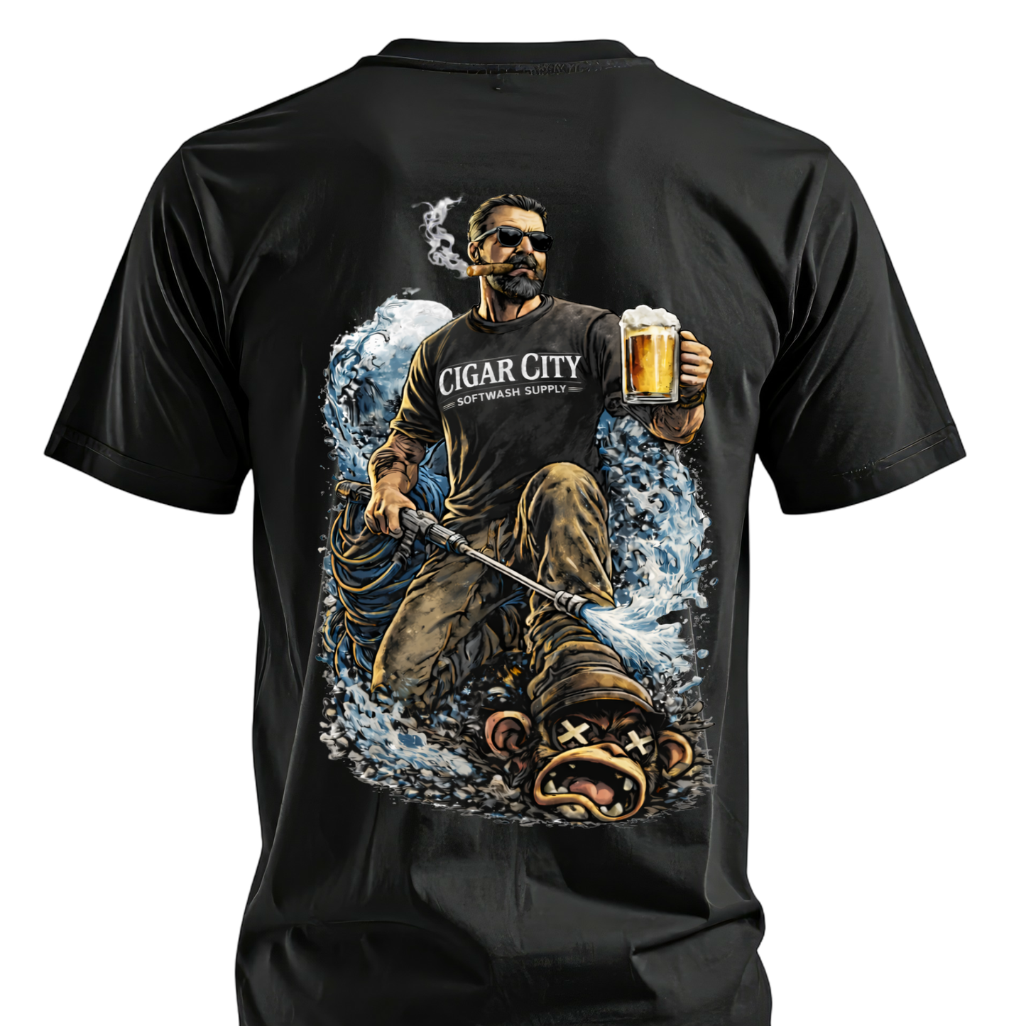 Cigar City Softwash Supply T-Shirt – Monkey See Monkey Do