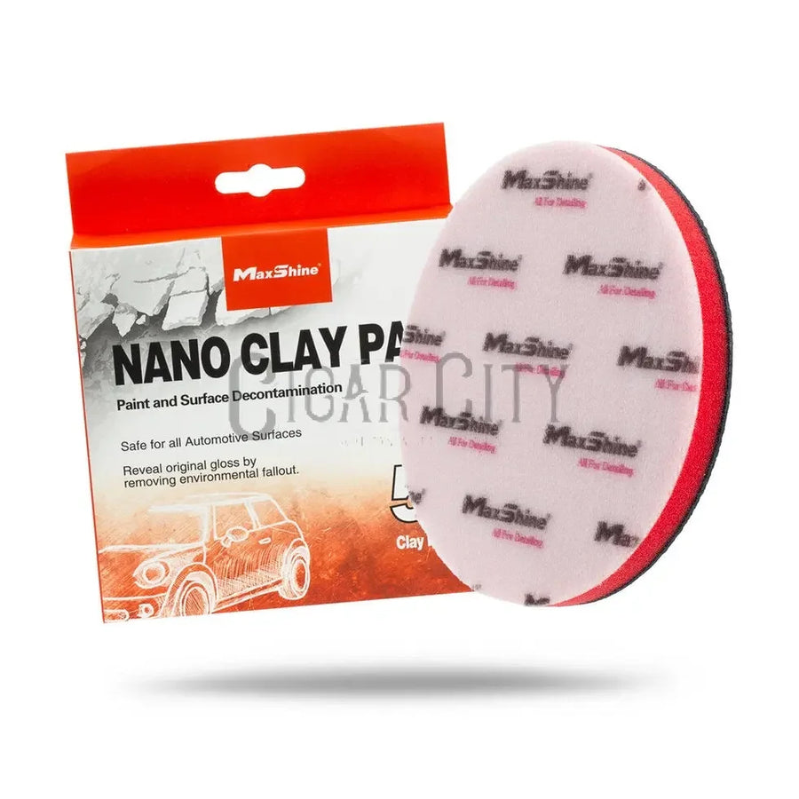 Maxshine 5" Nano Clay Pad – Machine Paint Decontamination Pad Maxshine