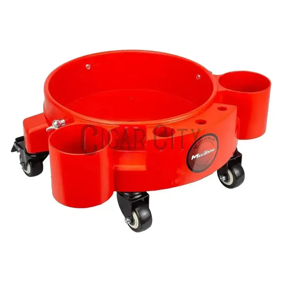 Maxshine Rolling Bucket Dolly – Red Maxshine
