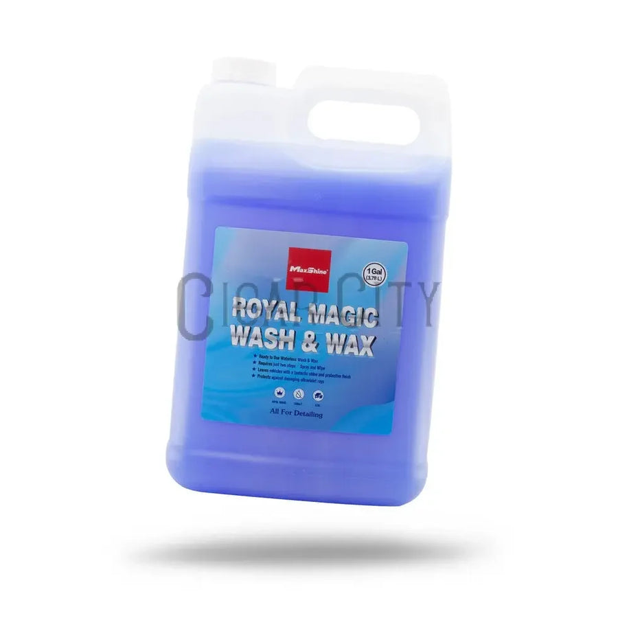 Maxshine Royal Magic Waterless Wash & Wax – High-Gloss No-Rinse Formula – 1 Gallon Maxshine