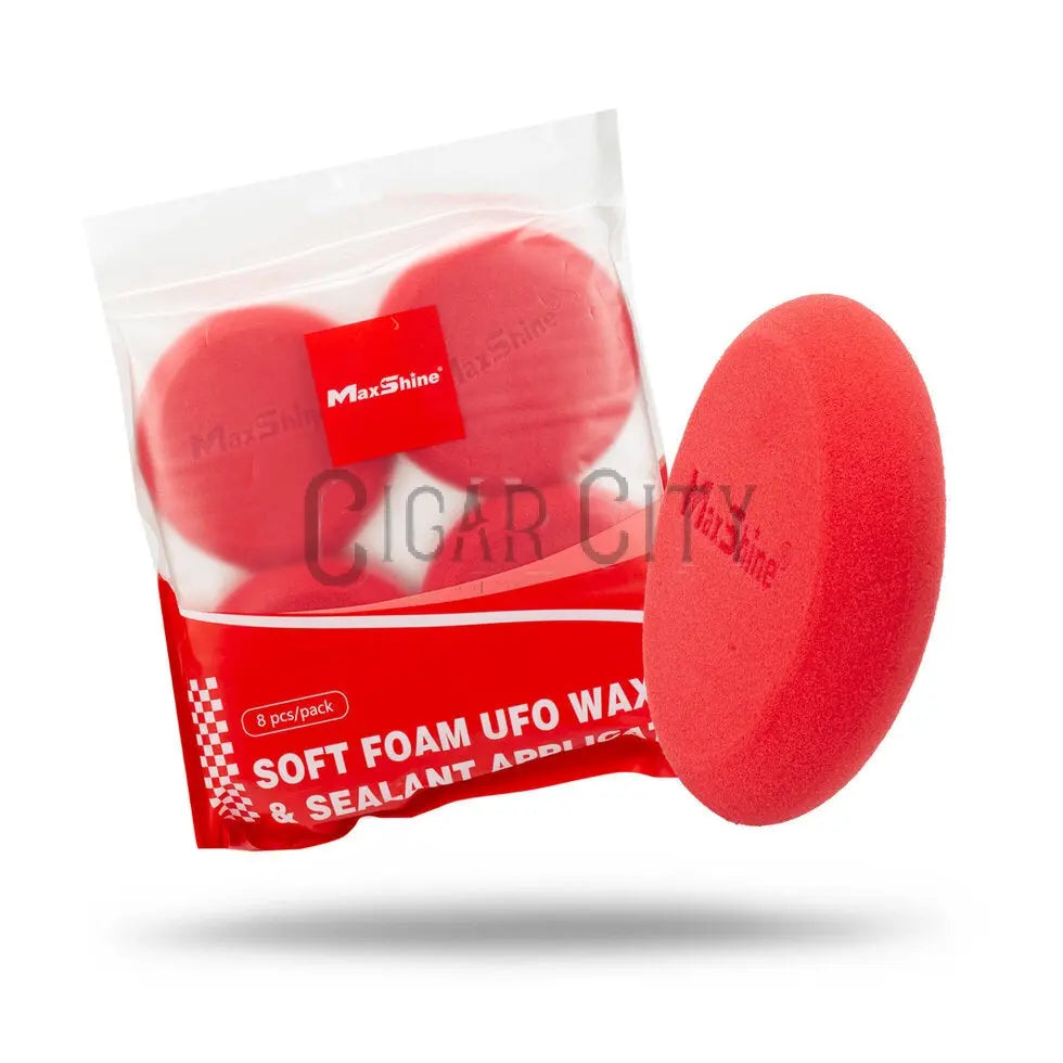 Maxshine Soft Foam UFO Waxing/Sealant Applicator – Foam Sponge Pad [Pack of 8] Maxshine