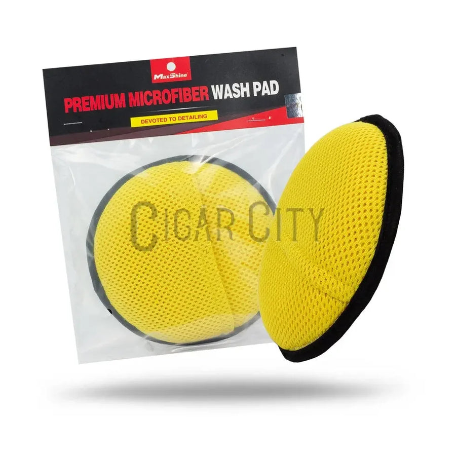 Maxshine Soft Microfiber Wax Applicator Pad with Finger Pocket [Pack of 1] Maxshine