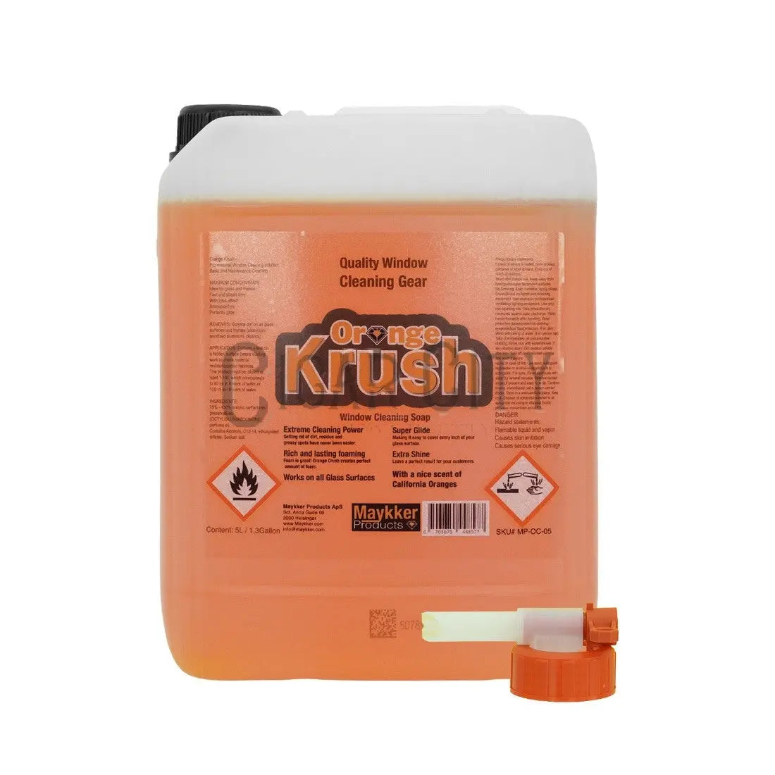 Maykker Orange Krush Window Cleaning Soap WindowCleaner.com