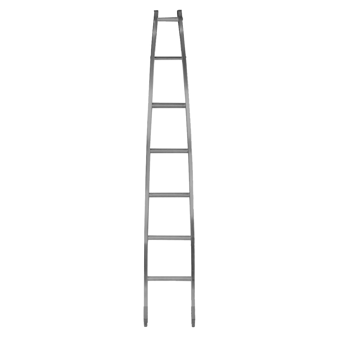 Metallic Ladder Aluminum Open Top Section - 7 Foot