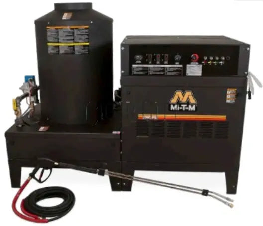 Mi-T-M HEG High Volume Wash Series Hot Water Pressure Washer 7.8gpm, 3000PSI, General Pump HEG-3008-1E4G MI-T-M