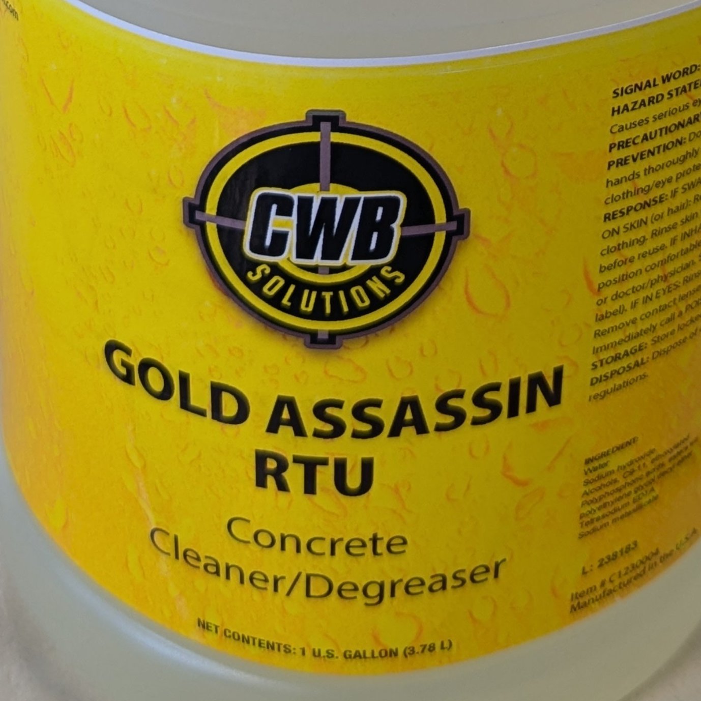 Gold Assassin Degreaser - 1 Gallon