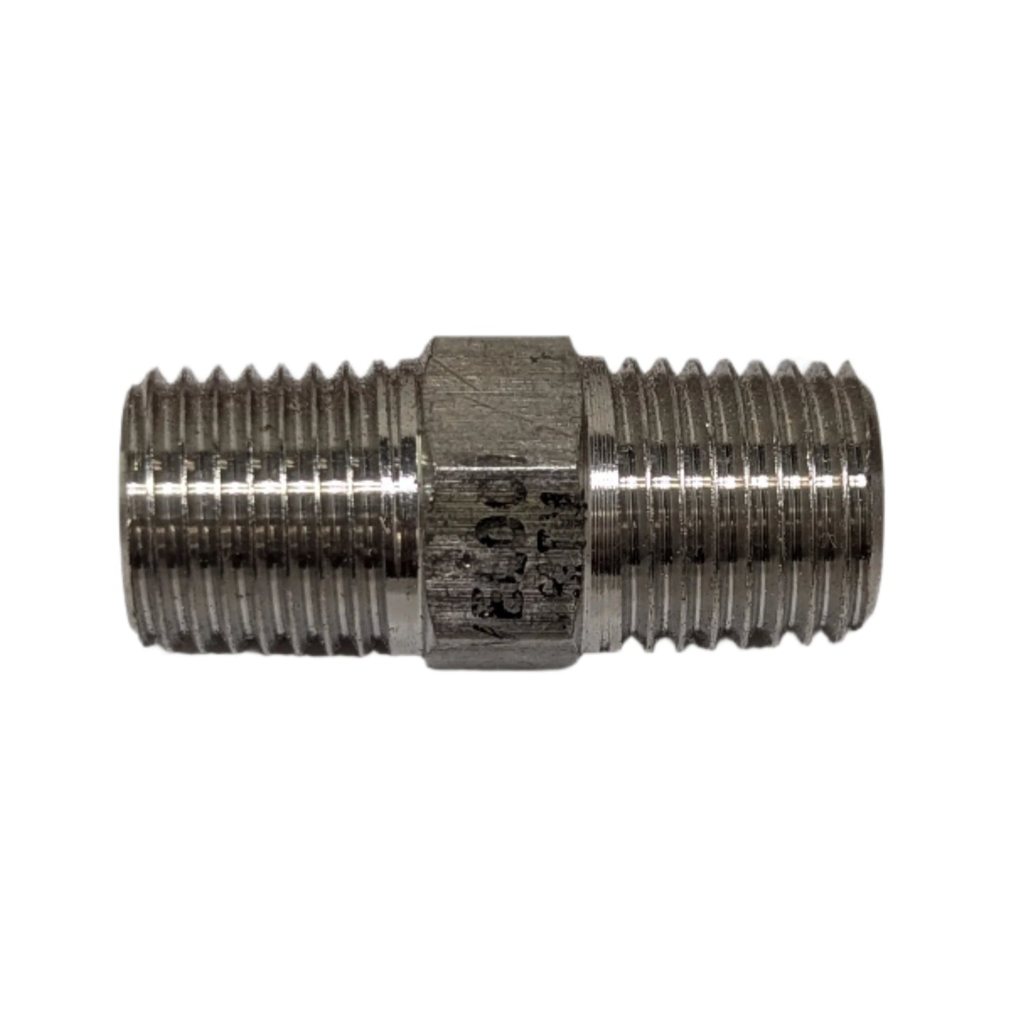 1/4” Steel Hex Nipple 5404-04-04