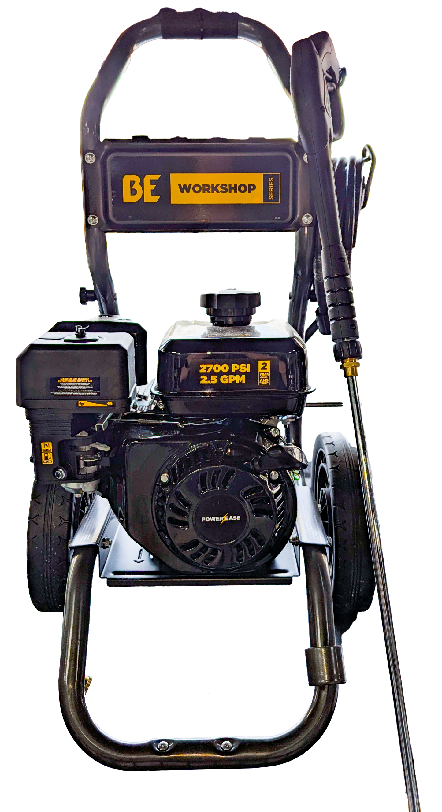 2,700 PSI - 2.5 GPM Gas Pressure Washer with Powerease 225 Engine and AR Axial Pump BE276RA