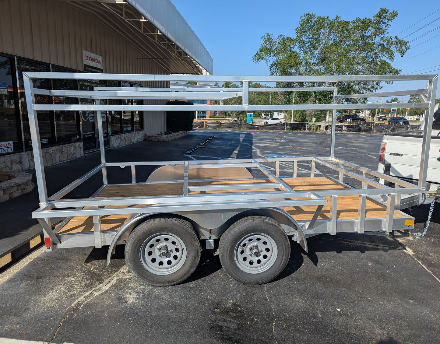 Alcom 6x12 Aluminum Trailer - Cigarcity Softwash