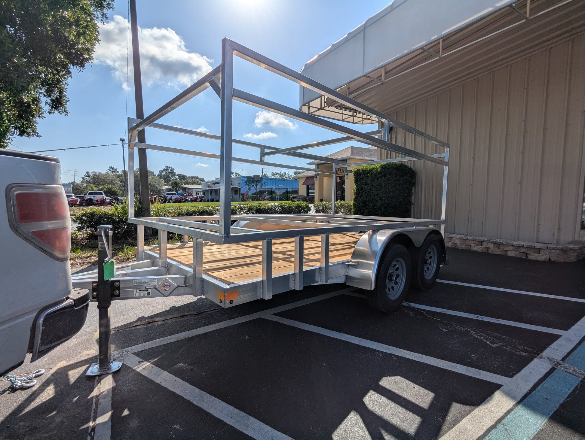 Alcom 6x12 Aluminum Trailer - Cigarcity Softwash