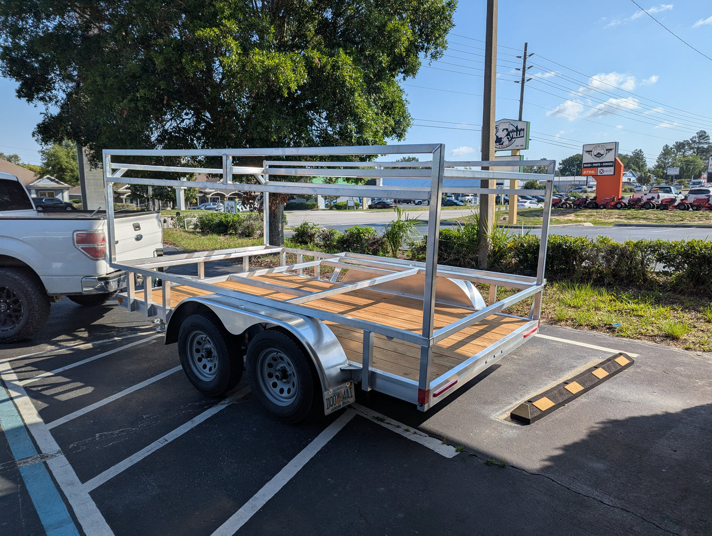 Alcom 6x12 Aluminum Trailer - Cigarcity Softwash
