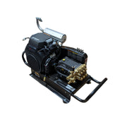 Professional softwash pressure washer with Honda engine and brass fittings for commercial cleaning