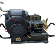 Honda GX690 softwash pressure washer with Mi-T-M pump for professional cleaning equipment
