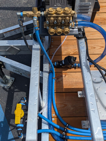 The Starter Series - Aluminum Tandem Axle Pressure Washing Trailer