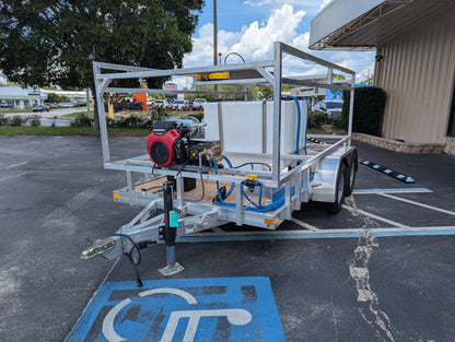 The Starter Series - Aluminum Tandem Axle Pressure Washing Trailer