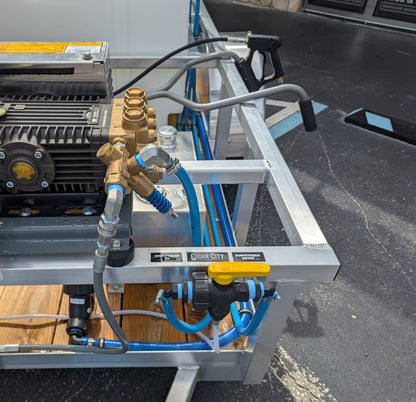 The Micro Series - 5x10 Aluminum Pressure & Softwash Trailer