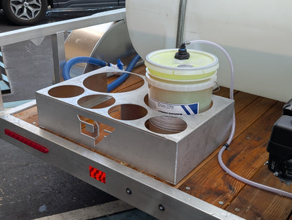 The Aluminum Dominator Series - Dual 8GPM Hot Water Pressure Washing and Gas Softwash Trailer