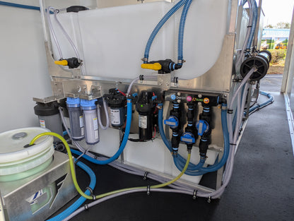 Enclosed 7x16 Pressure Wash, Soft Wash & Trash Bin Cleaning Trailer