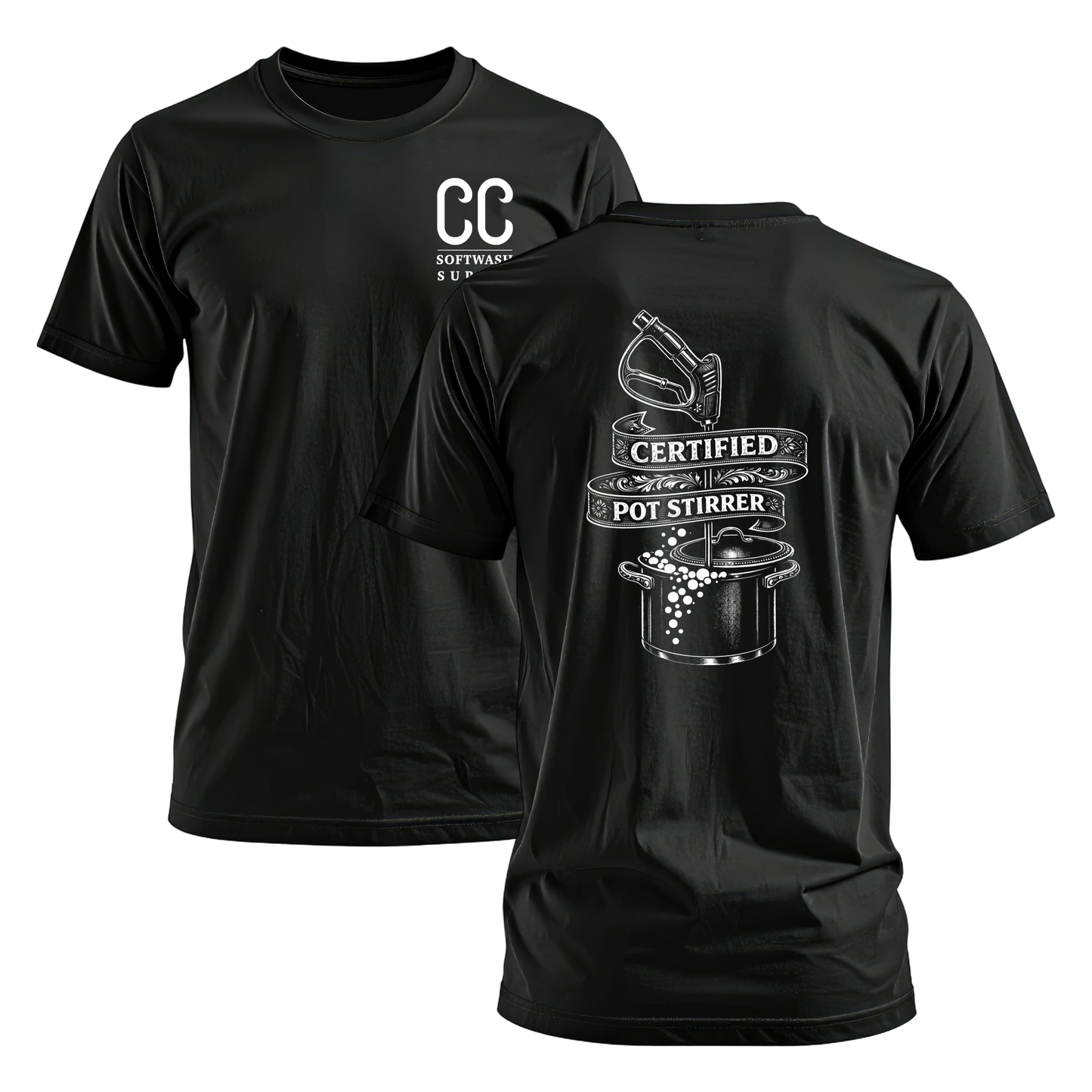 Cigar City Softwash Supply T-Shirt – Certified Pot Stirrer